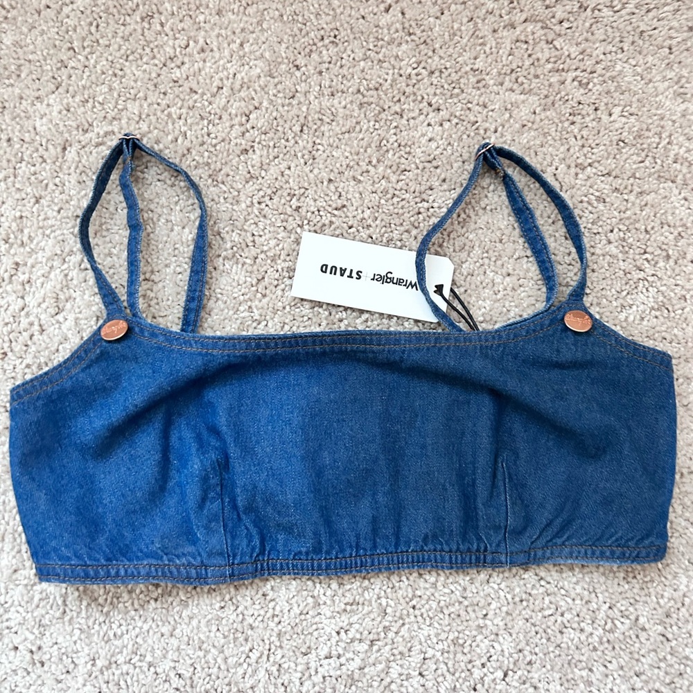 Wrangler+Staud The Jean bikini top. M - Picture 6 of 14
